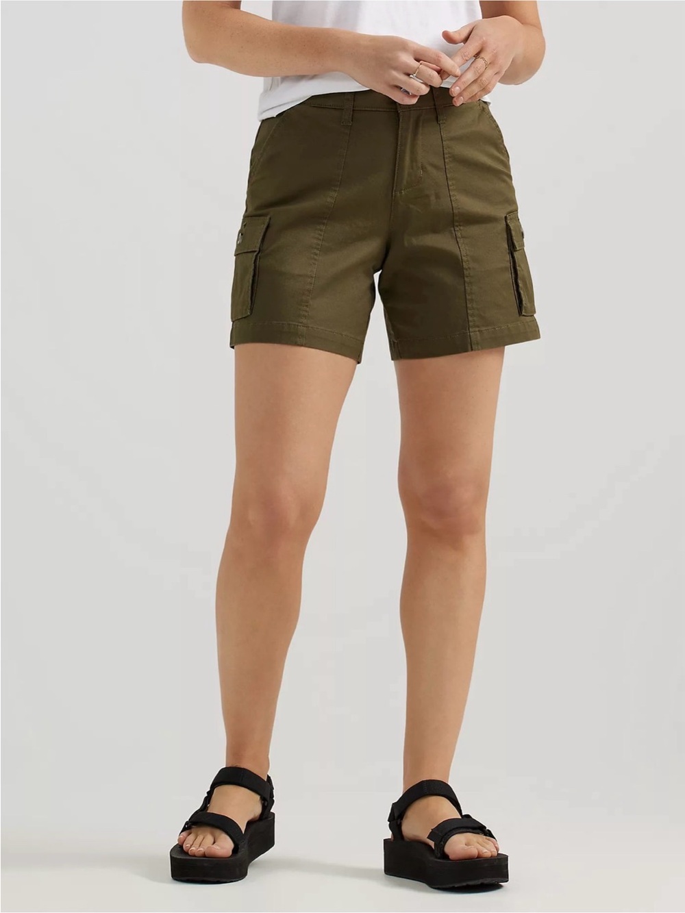 Lee Women’s Olive Cargo Shorts